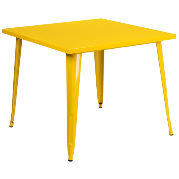 35.5-Square-Yellow-Metal-Indoor-Outdoor-Table-by-Flash-Furniture