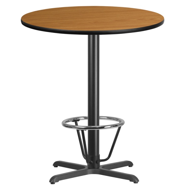 36-Round-Natural-Laminate-Table-Top-with-30-x-30-Bar-Height-Table-Base-and-Foot-Ring-by-Flash-Furniture