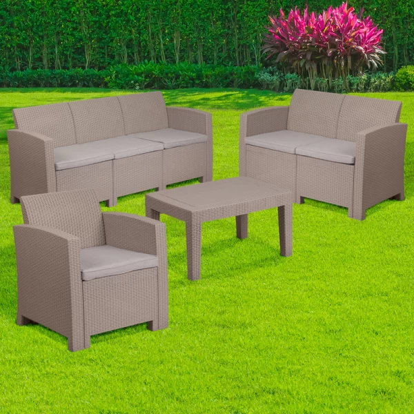 4-Piece-Outdoor-Faux-Rattan-Chair-Loveseat-Sofa-and-Table-Set-in-Charcoal-by-Flash-Furniture