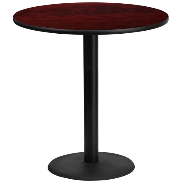 42-Round-Mahogany-Laminate-Table-Top-with-24-Round-Bar-Height-Table-Base-by-Flash-Furniture