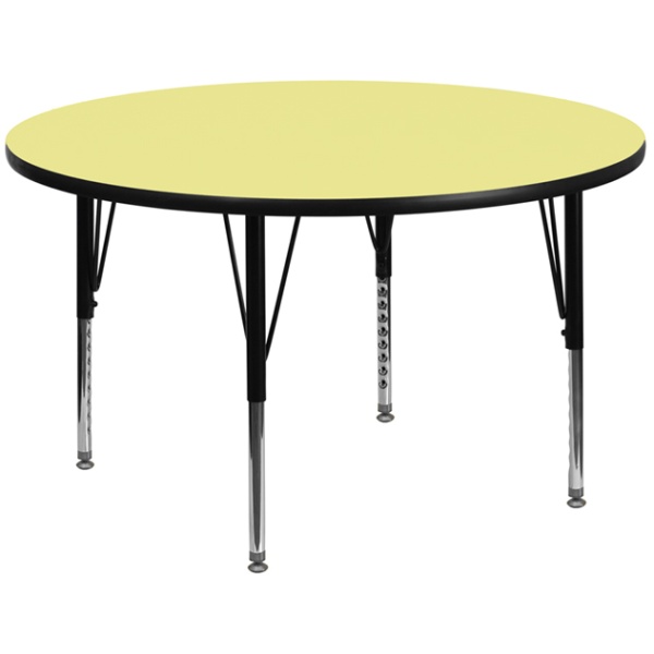 42-Round-Yellow-Thermal-Laminate-Activity-Table-Height-Adjustable-Short-Legs-by-Flash-Furniture