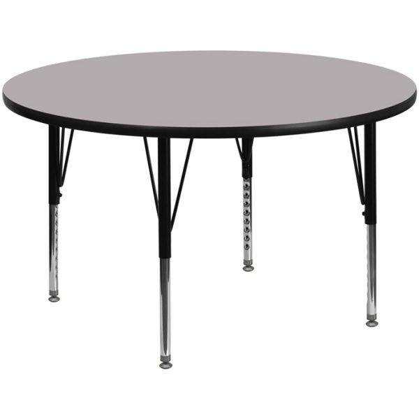 48-Round-Grey-Thermal-Laminate-Activity-Table-Height-Adjustable-Short-Legs-by-Flash-Furniture