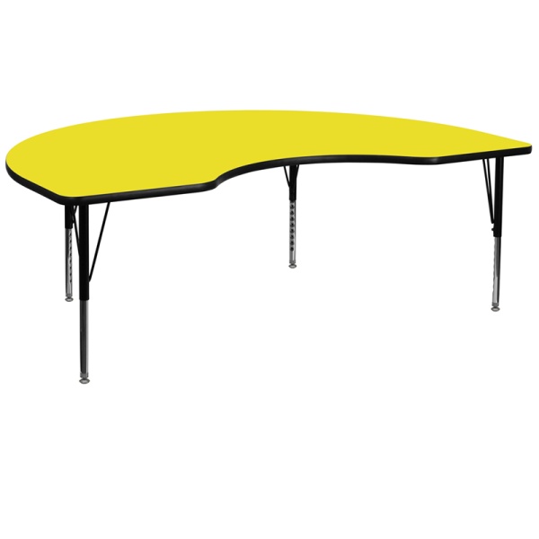 48W-x-72L-Kidney-Yellow-HP-Laminate-Activity-Table-Height-Adjustable-Short-Legs-by-Flash-Furniture