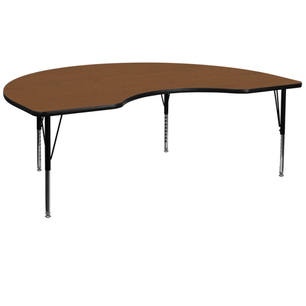 48W-x-96L-Kidney-Oak-HP-Laminate-Activity-Table-Height-Adjustable-Short-Legs-by-Flash-Furniture