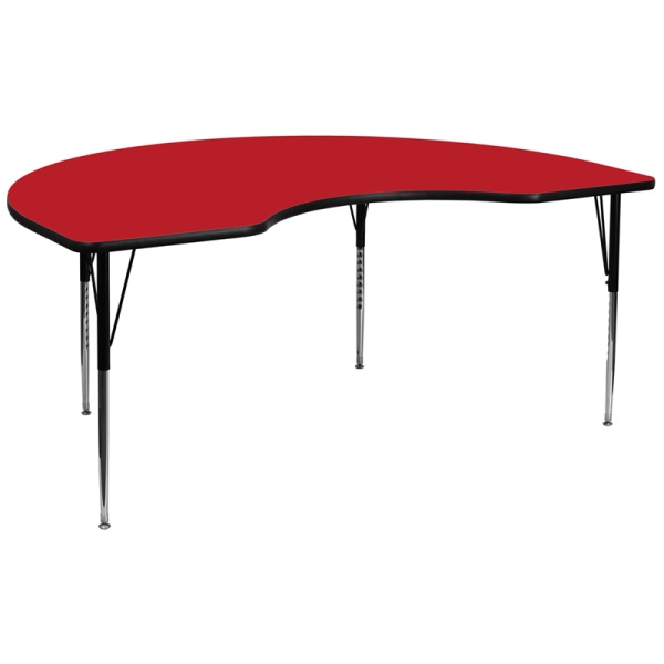 48W-x-96L-Kidney-Red-HP-Laminate-Activity-Table-Standard-Height-Adjustable-Legs-by-Flash-Furniture