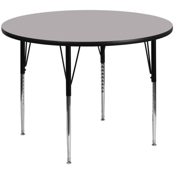 60-Round-Grey-Thermal-Laminate-Activity-Table-Standard-Height-Adjustable-Legs-by-Flash-Furniture