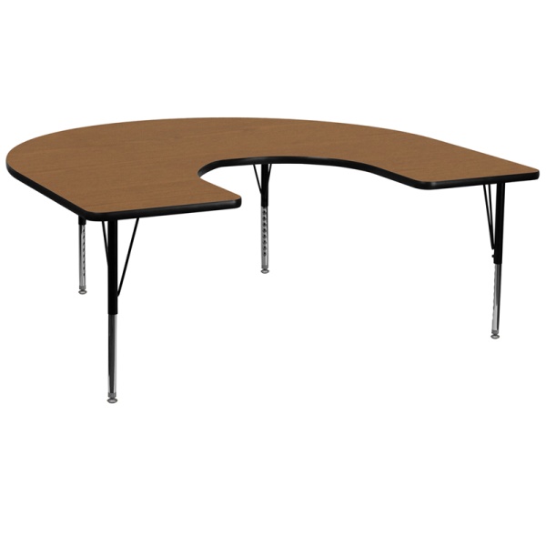 60W-x-66L-Horseshoe-Oak-Thermal-Laminate-Activity-Table-Height-Adjustable-Short-Legs-by-Flash-Furniture