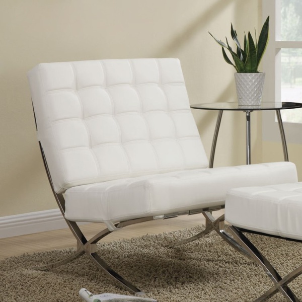 Accent-Chair-with-White-Leather-like-Vinyl-Upholstery-by-Coaster-Fine-Furniture