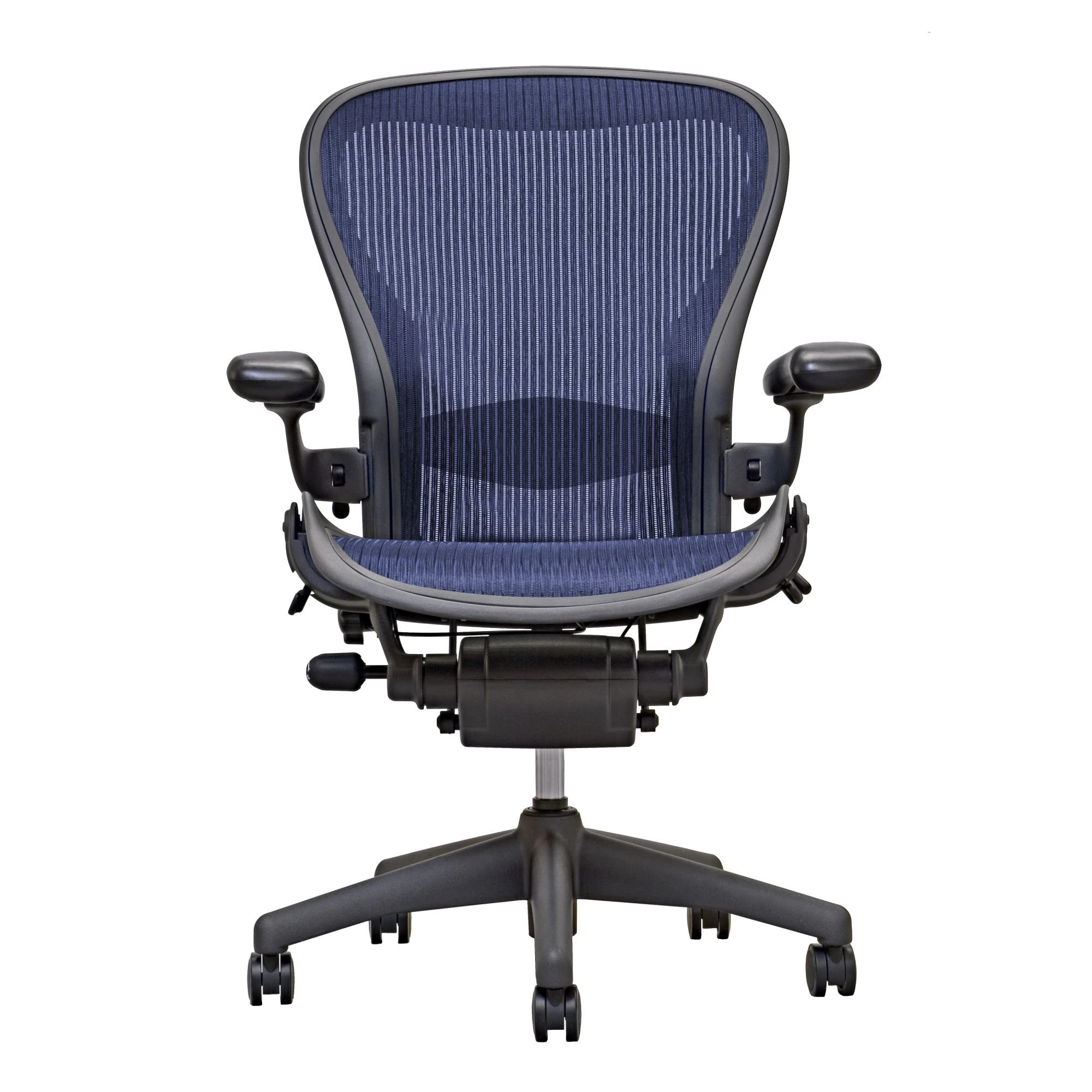 Aeron Chair by Herman Miller - Cobalt Fully Loaded - Approved