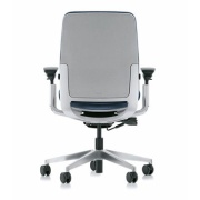 Amia Ergonomic Task Chair in Black with Platinum/Chrome Base by Steelcase- Fully Loaded - - Image 3