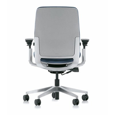 Amia Ergonomic Task Chair in Black with Platinum/Chrome Base by Steelcase- Fully Loaded - - Image 3