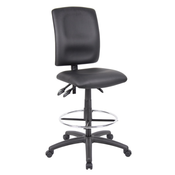 Armless-Drafting-Stool-with-Black-CaressoftPlus-Upholstery-by-Boss-Office-Products