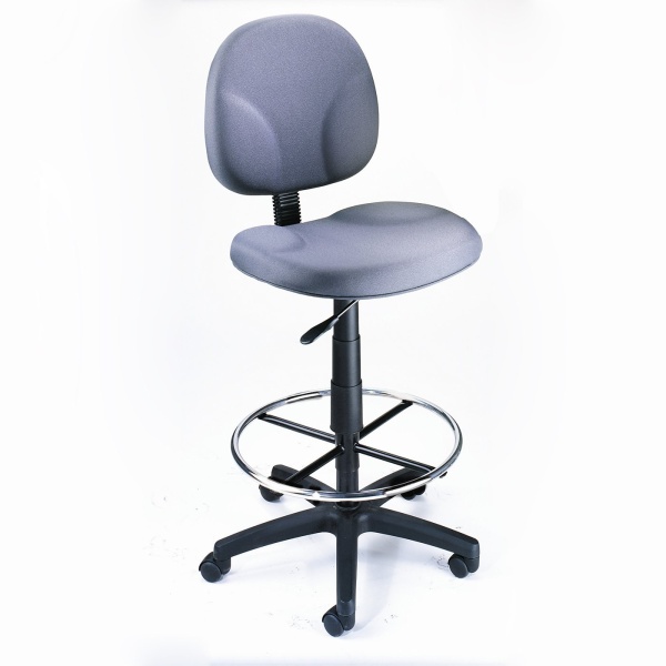Armless-Drafting-Stool-with-Gray-Crepe-Fabric-Upholstery-by-Boss-Office-Products