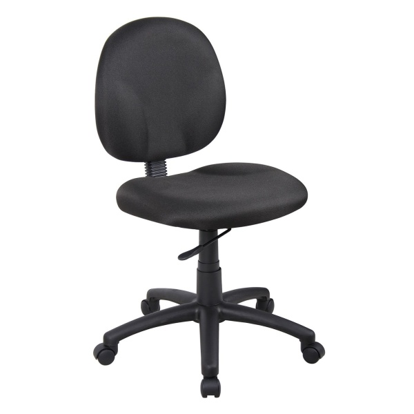 Armless-Ergonomic-Office-Chair-with-Black-Crepe-Fabric-Upholstery-by-Boss-Office-Products