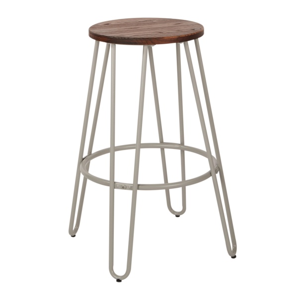 Ashville-26-Counter-Stool-2CTN-with-Grey-Powder-Coated-Base-and-wood-Seat-by-OSP-Designs-Office-Star