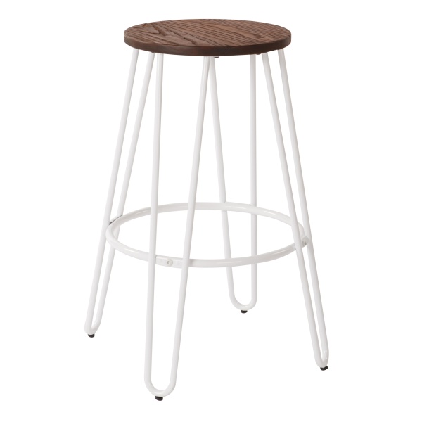 Ashville-26-Counter-Stool-2CTN-with-White-Powder-Coated-Base-and-Wood-Seat-by-OSP-Designs-Office-Star