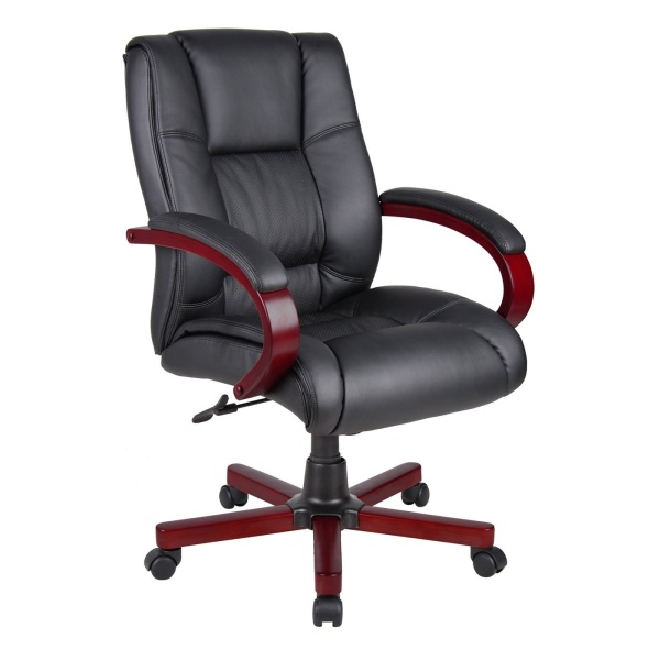 Back-Executive-Office-Chair-with-Mahogany-Finish-by-Boss-Office-Products
