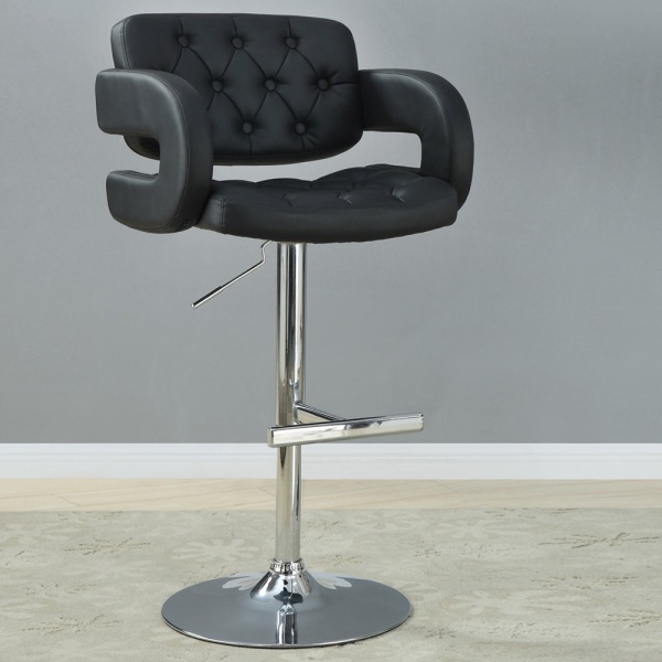 Bar-Stool-with-Black-Leather-like-Vinyl-Upholstery-by-Coaster-Fine-Furniture