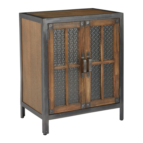 Barcelona-2-Door-Console-in-Alder-Finish-with-Rustic-Metal-INSPIRED-by-Bassett-Office-Star
