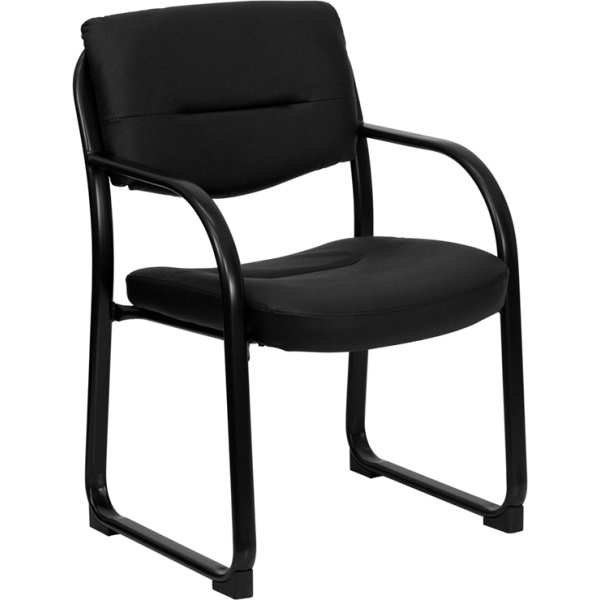 Black-Leather-Executive-Side-Reception-Chair-with-Sled-Base-by-Flash-Furniture
