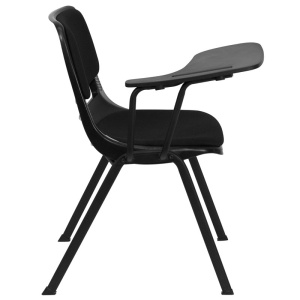Black-Padded-Ergonomic-Shell-Chair-with-Right-Handed-Flip-Up-Tablet-Arm-by-Flash-Furniture-1