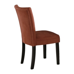 Bloomfield Parson Dining Chair with Terracotta Microfiber Upholstery (Set of 2) by Coaster Fine Furniture