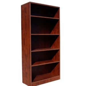 Bookcase with Mahogany Finish by Boss Office Products