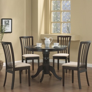 Alternative view of Brannan Side Dining Chair with Cappuccino Finish (Set of 2) by Coaster Fine Furniture