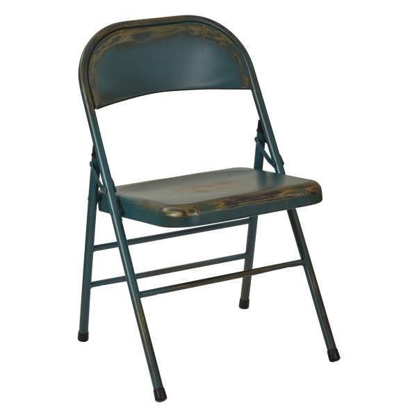 Bristow-2CTN-Steel-Folding-Chair-in-Antique-Turquoise-Distressed-Finish-by-Work-Smart™-OSP-Designs-Office-Star