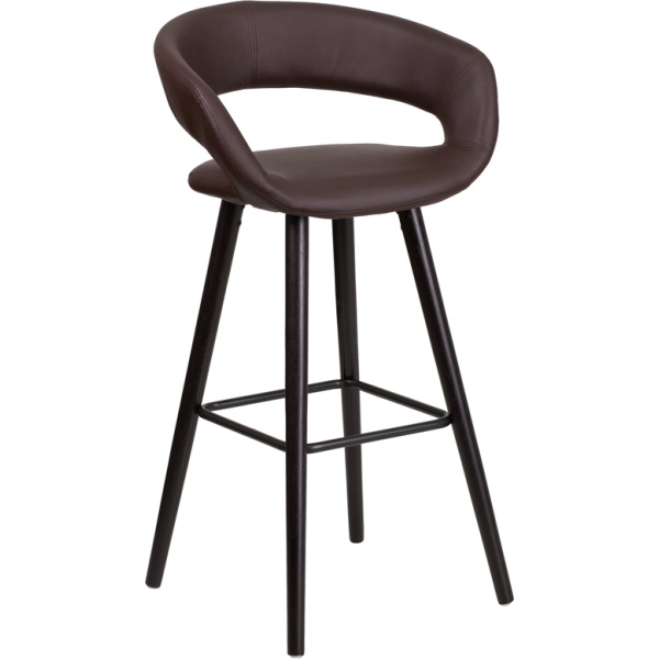 Brynn-Series-29-High-Contemporary-Cappuccino-Wood-Barstool-in-Brown-Vinyl-by-Flash-Furniture
