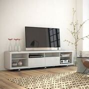Cabrini TV Stand 2.2 in White Gloss by Manhattan Comfort