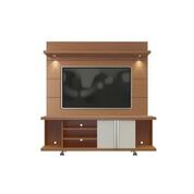 Carnegie TV Stand in Maple Cream and Off White by Manhattan Comfort