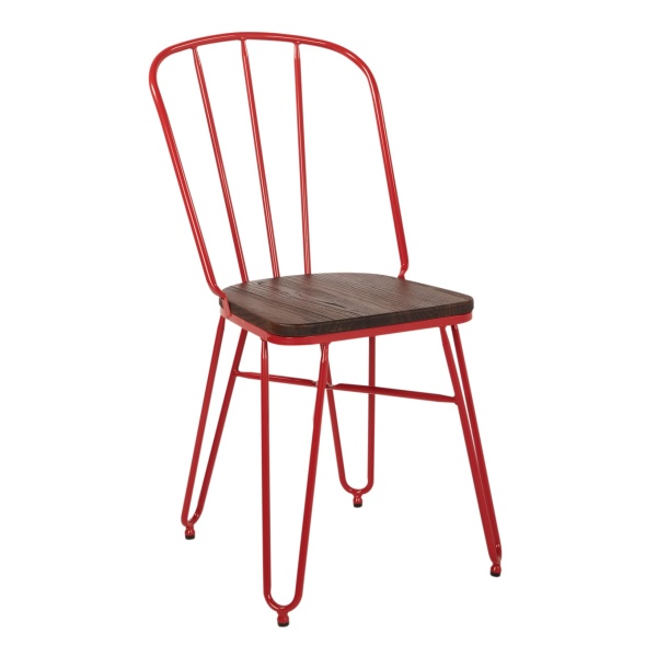 Charleston-Chair-2CTN-with-Red-Base-and-Brown-Stain-Wood-Seat-by-OSP-Designs-Office-Star