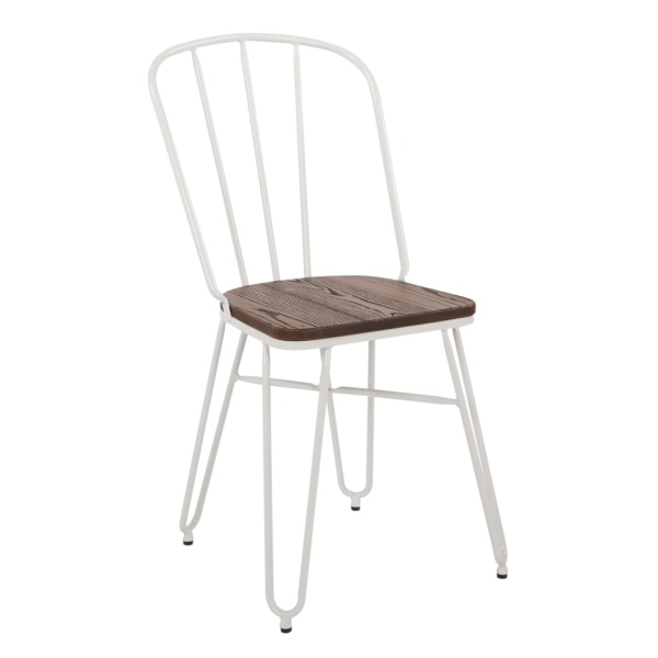 Charleston-Chair-2CTN-with-White-Base-and-Brown-Stain-Wood-Seat-by-OSP-Designs-Office-Star