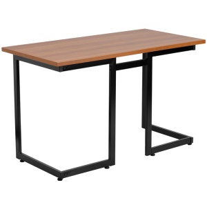 Cherry-Computer-Desk-with-Black-Frame-by-Flash-Furniture