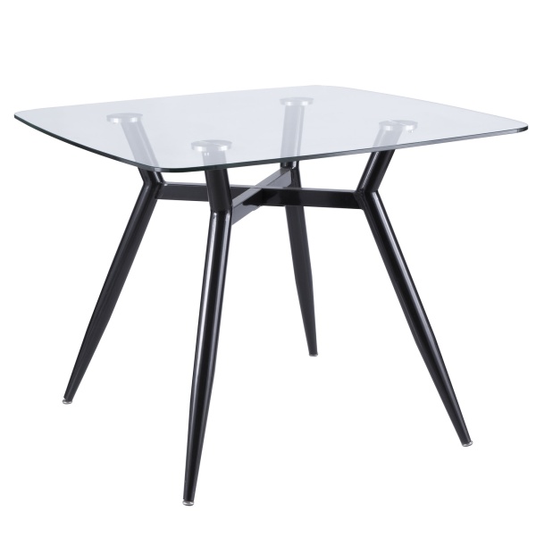 Clara-Mid-Century-Modern-Square-Dining-Table-with-Black-Metal-Legs-and-Clear-Glass-Top-by-LumiSource