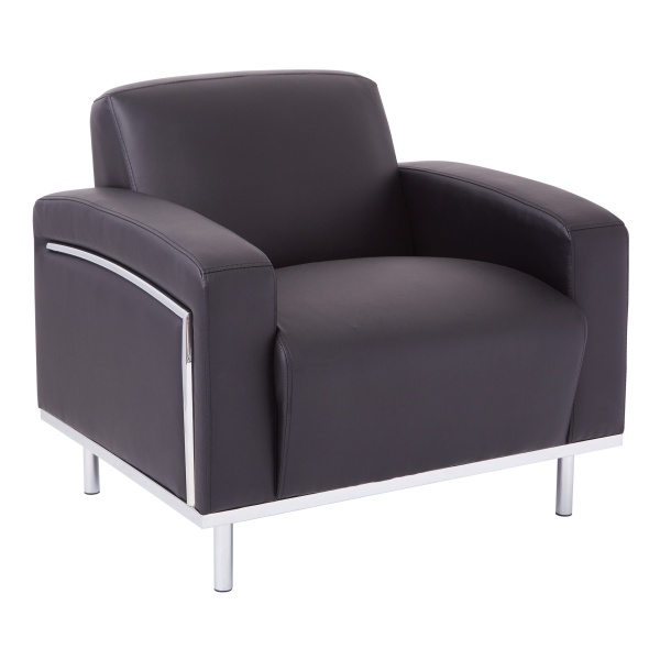 Club-Chair-in-Black-Bonded-Leather-with-Chrome-Accents-by-OSP-Furniture-Office-Star