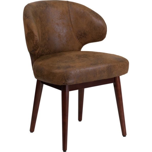 Comfort-Back-Series-Bomber-Jacket-Microfiber-Side-Reception-Chair-with-Walnut-Legs-by-Flash-Furniture