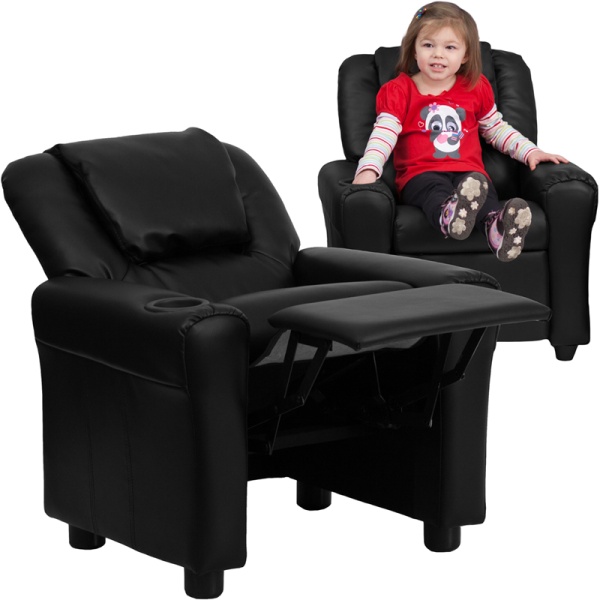 Contemporary-Black-Leather-Kids-Recliner-with-Cup-Holder-and-Headrest-by-Flash-Furniture