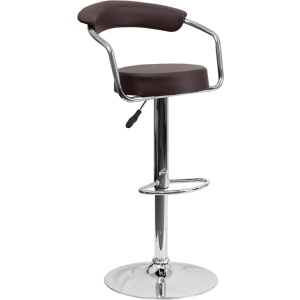 Contemporary-Brown-Vinyl-Adjustable-Height-Barstool-with-Arms-and-Chrome-Base-by-Flash-Furniture