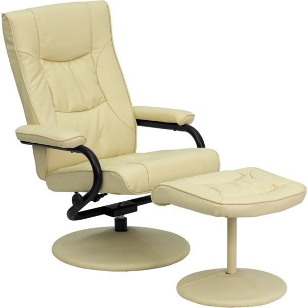 Contemporary-Cream-Leather-Recliner-and-Ottoman-with-Leather-Wrapped-Base-by-Flash-Furniture