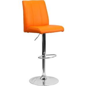Contemporary-Orange-Vinyl-Adjustable-Height-Barstool-with-Chrome-Base-by-Flash-Furniture