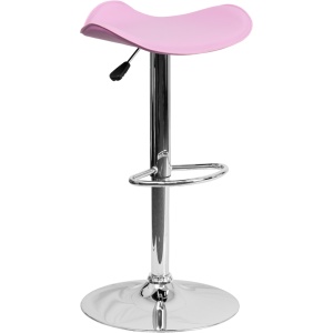 Contemporary-Pink-Vinyl-Adjustable-Height-Barstool-with-Chrome-Base-by-Flash-Furniture