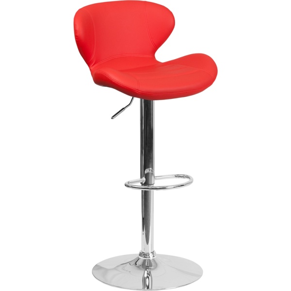 Contemporary-Red-Vinyl-Adjustable-Height-Barstool-with-Chrome-Base-by-Flash-Furniture