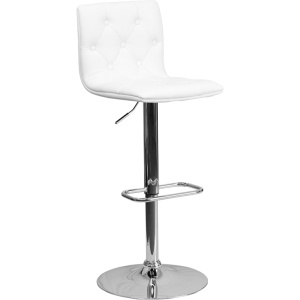 Contemporary-Tufted-White-Vinyl-Adjustable-Height-Barstool-with-Chrome-Base-by-Flash-Furniture