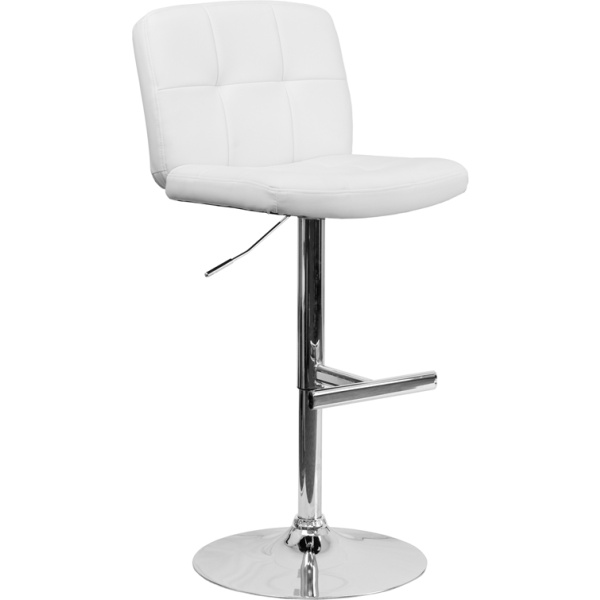 Contemporary-Tufted-White-Vinyl-Adjustable-Height-Barstool-with-Chrome-Base-by-Flash-Furniture