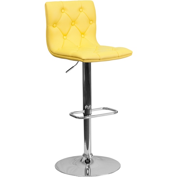 Contemporary-Tufted-Yellow-Vinyl-Adjustable-Height-Barstool-with-Chrome-Base-by-Flash-Furniture