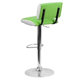 Contemporary-Two-Tone-Green-White-Vinyl-Adjustable-Height-Barstool-with-Chrome-Base-by-Flash-Furniture-2