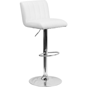 Contemporary-White-Vinyl-Adjustable-Height-Barstool-with-Chrome-Base-by-Flash-Furniture