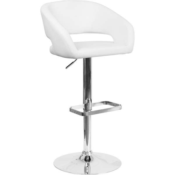 Contemporary-White-Vinyl-Adjustable-Height-Barstool-with-Chrome-Base-by-Flash-Furniture